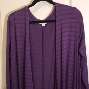 LuLaRoe Sarah Cardigan - pockets - size L